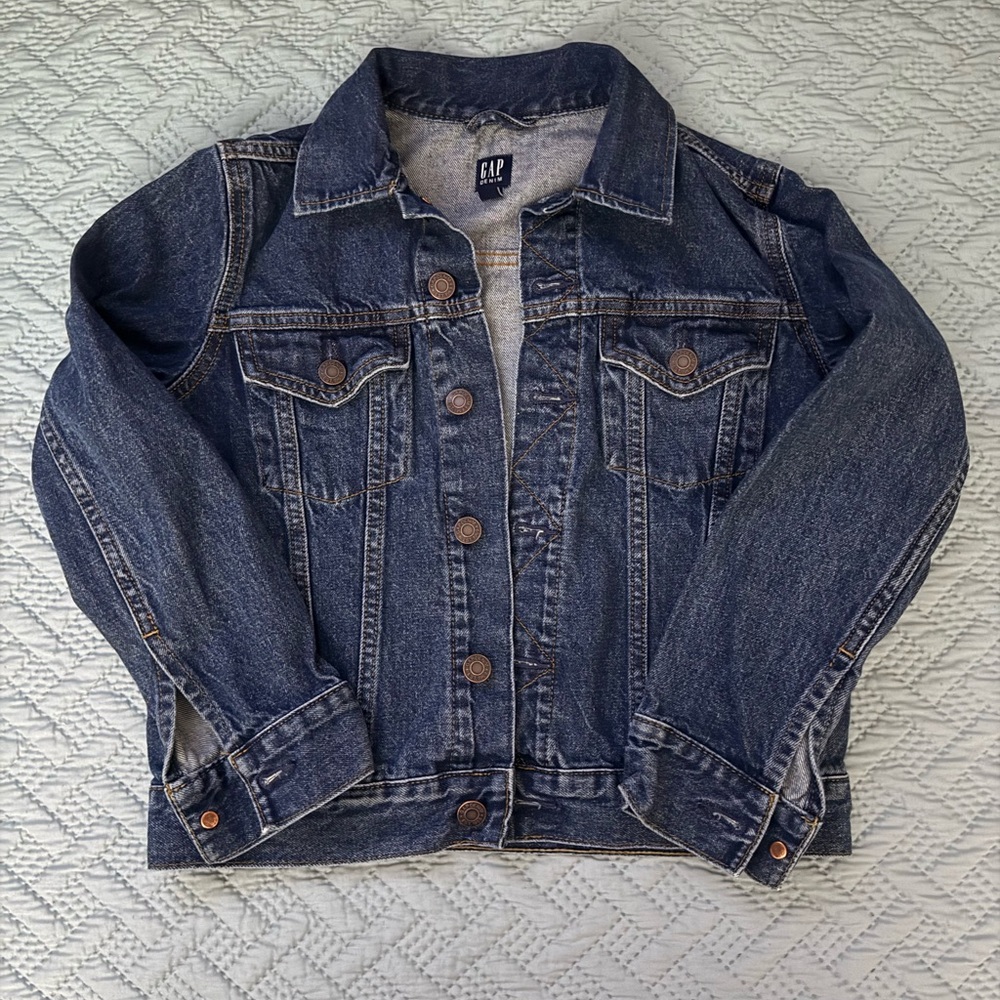 GAP Kids Classic Blue Jean Jacket EUC